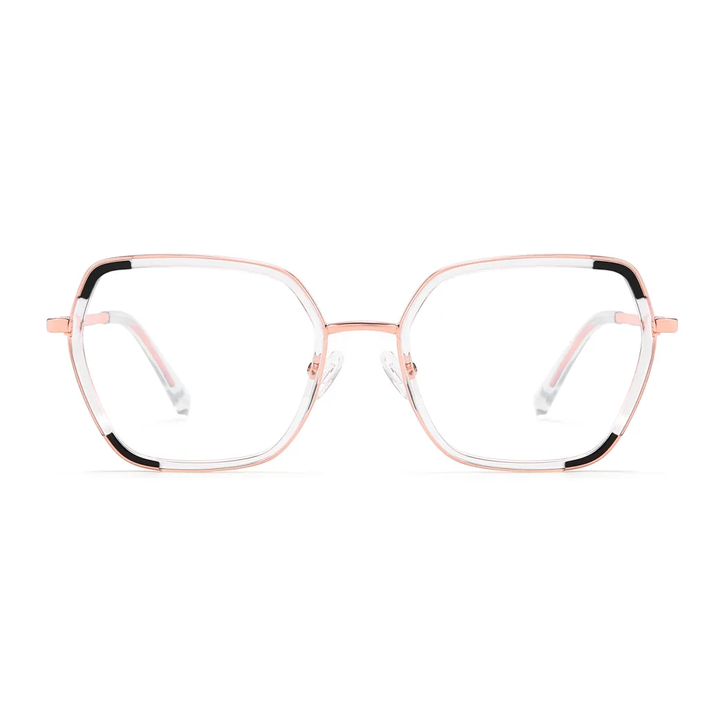 Geometric Clear Eyeglasses