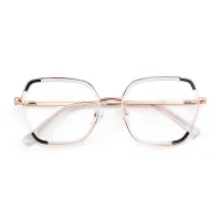 Geometric Clear Eyeglasses