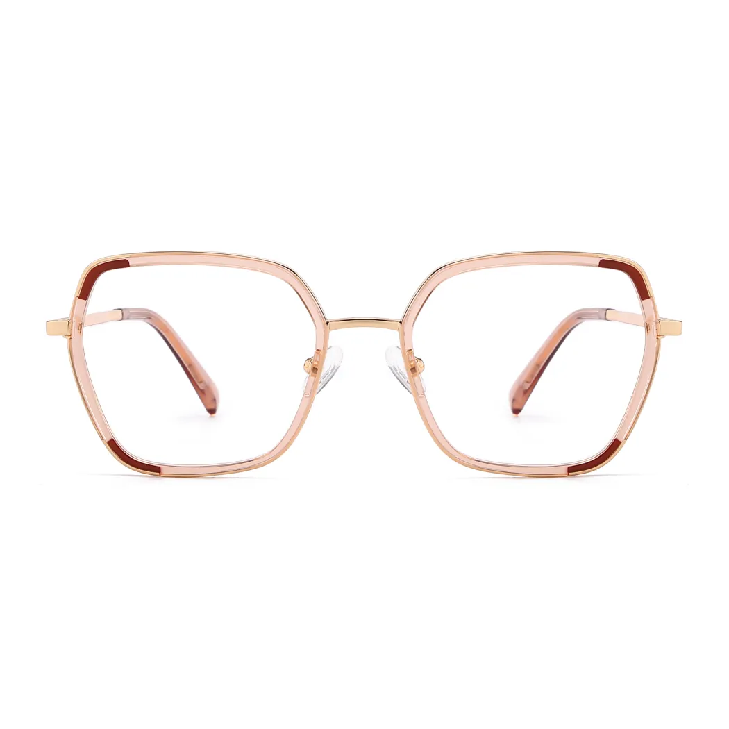 Geometric Rose Gold Eyeglasses