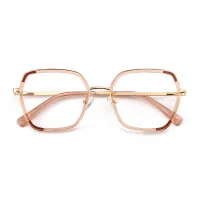 Geometric Rose Gold Eyeglasses