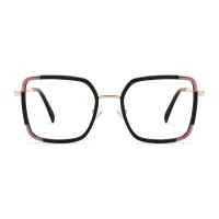 Square Black Eyeglasses