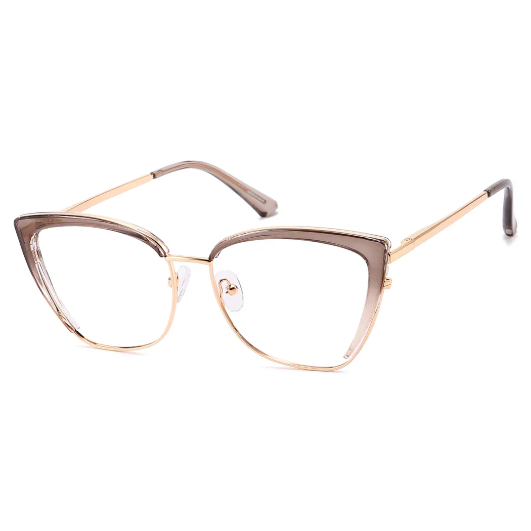 Cat-eye Light Brown Eyeglasses