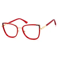 Cat-eye Red Eyeglasses