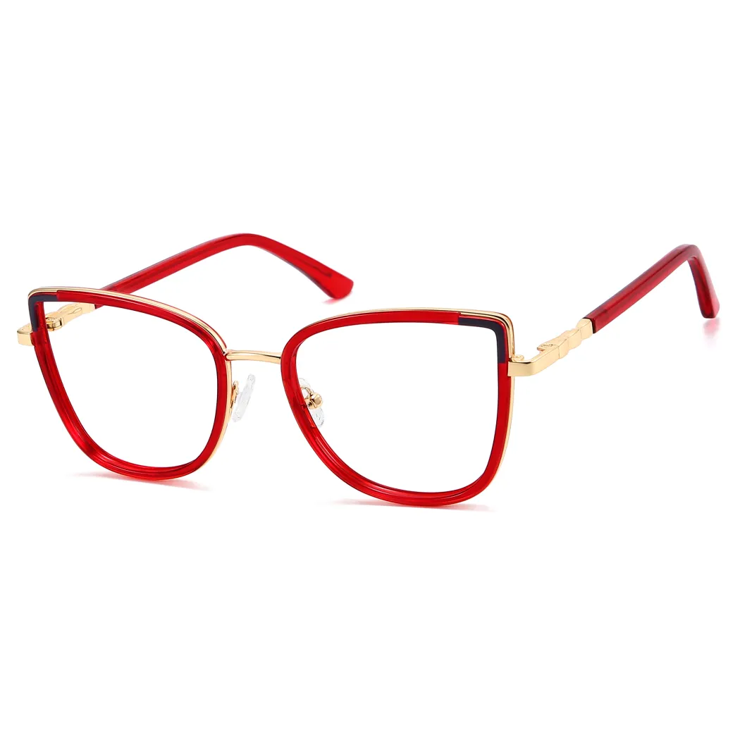 Cat-eye Red Eyeglasses