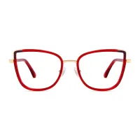 Cat-eye Red Eyeglasses
