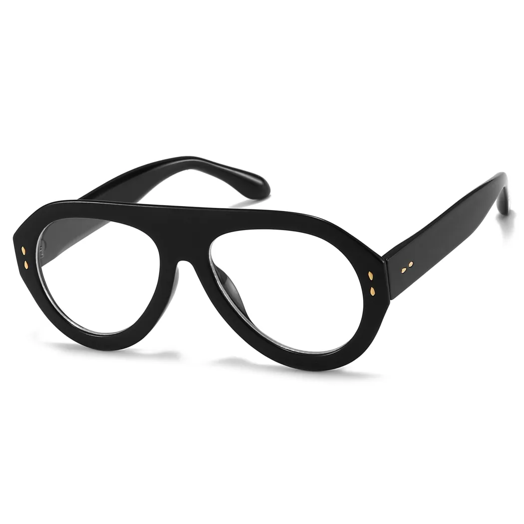 Aviator Black Eyeglasses
