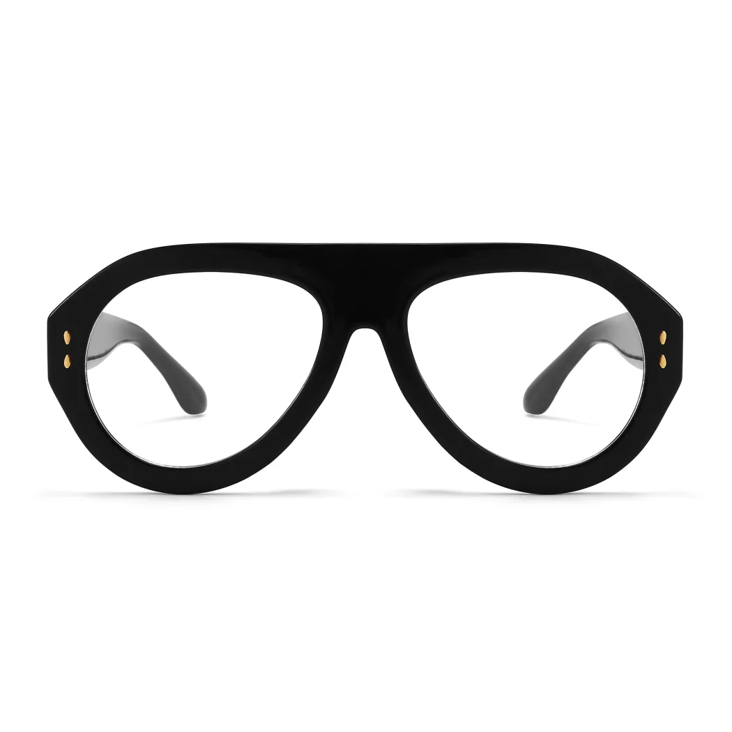 Aviator Black Eyeglasses