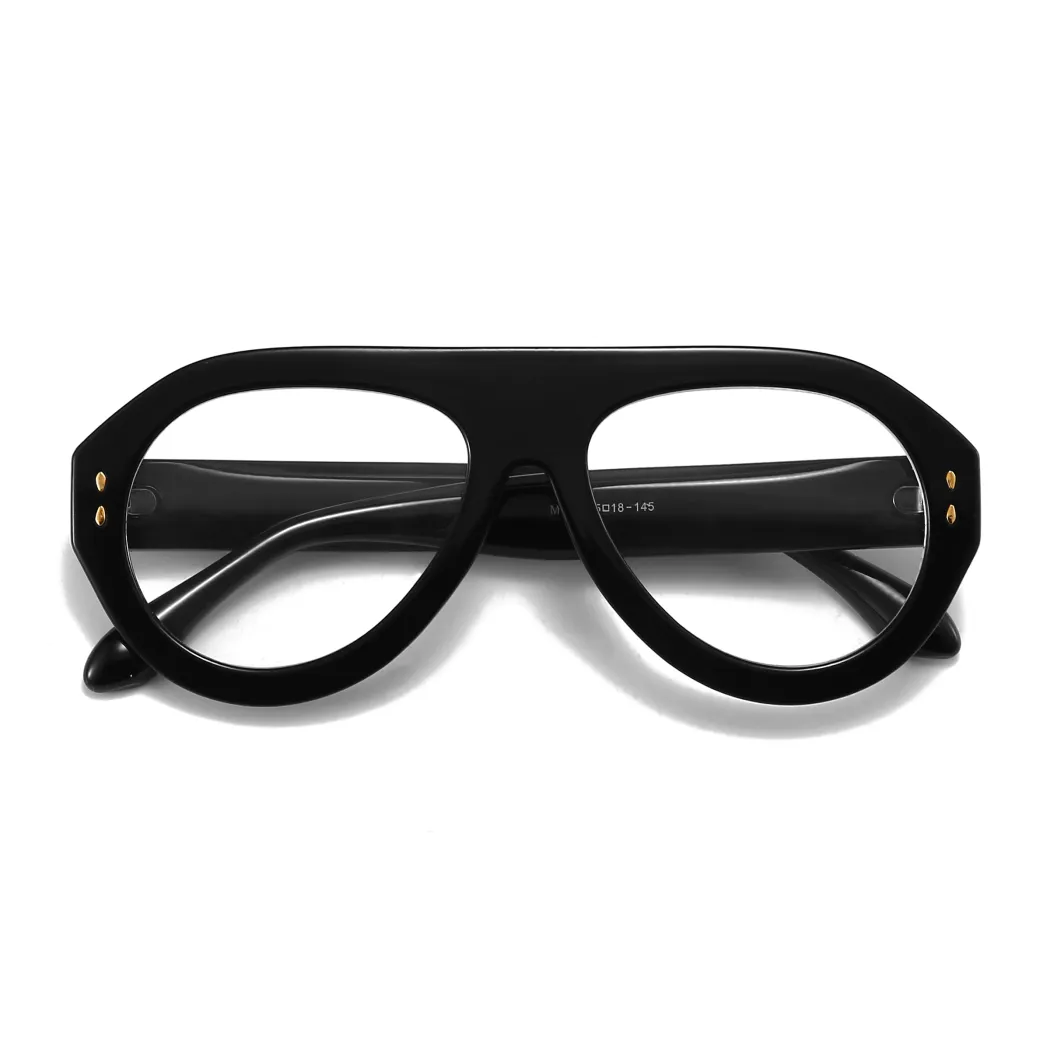 Aviator Black Eyeglasses