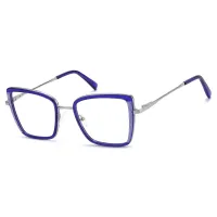 Square Blue Eyeglasses