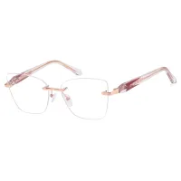 Square Rose Gold Eyeglasses