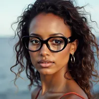 Cat-eye Black Eyeglasses