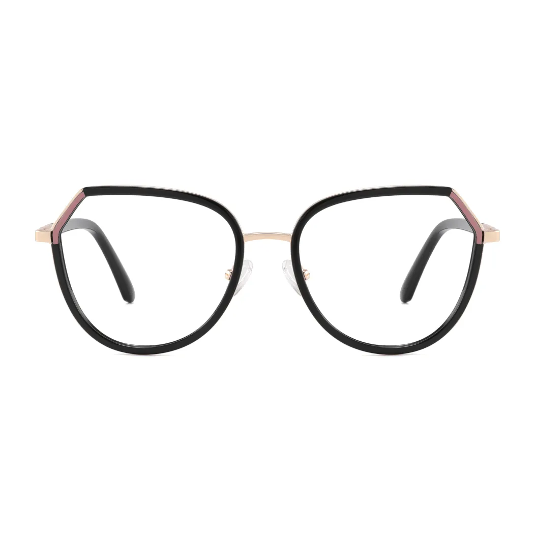 Geometric Black Eyeglasses