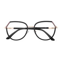 Geometric Black Eyeglasses