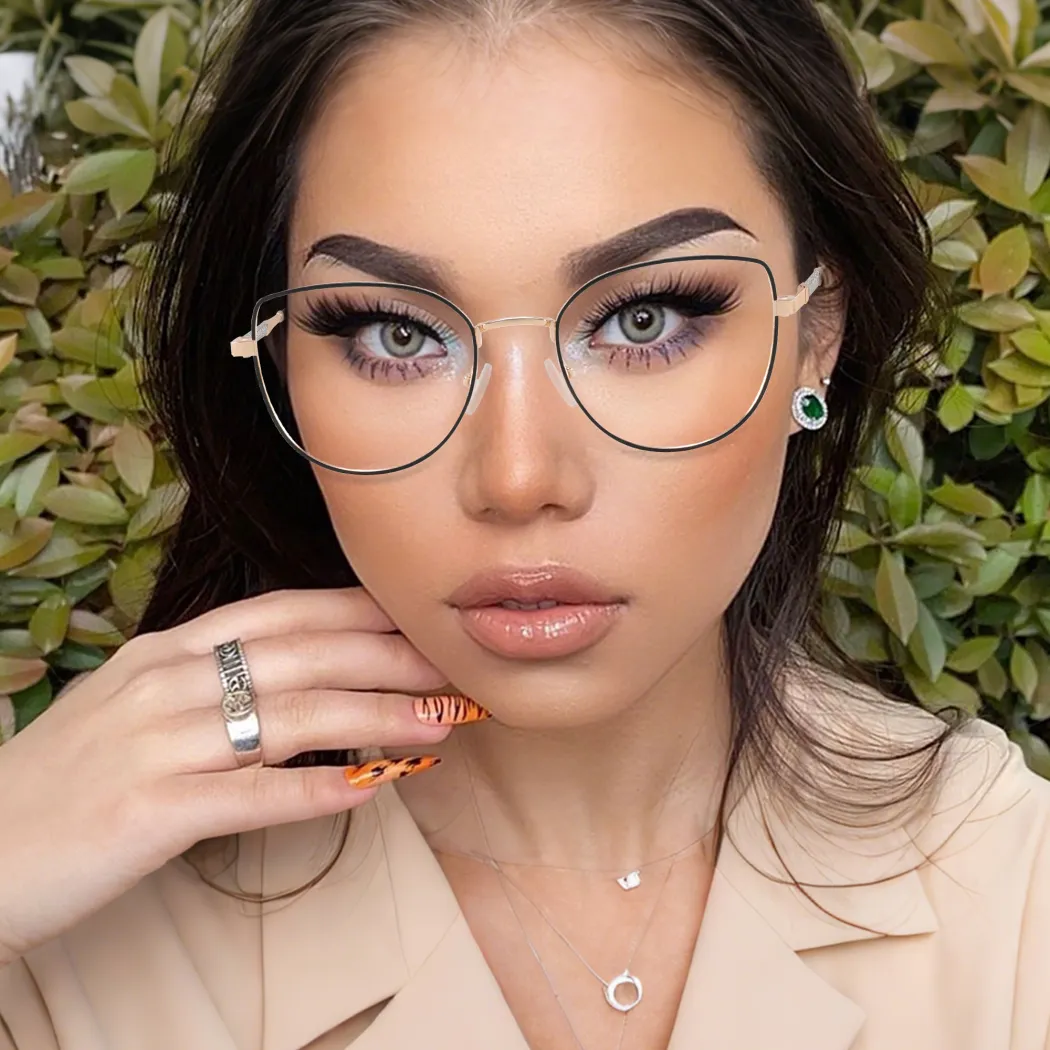 Cat-eye Black Eyeglasses
