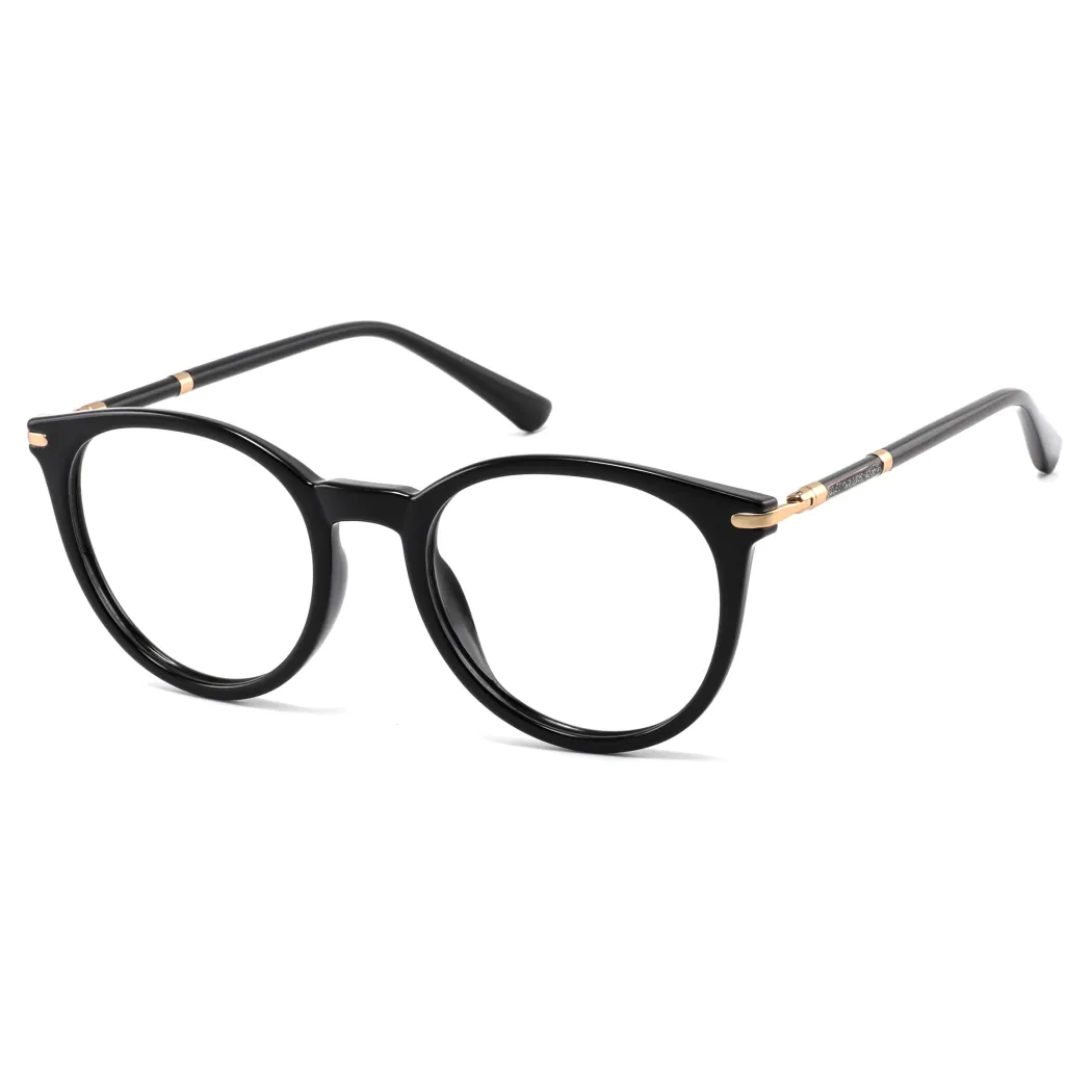 Round Black Eyeglasses