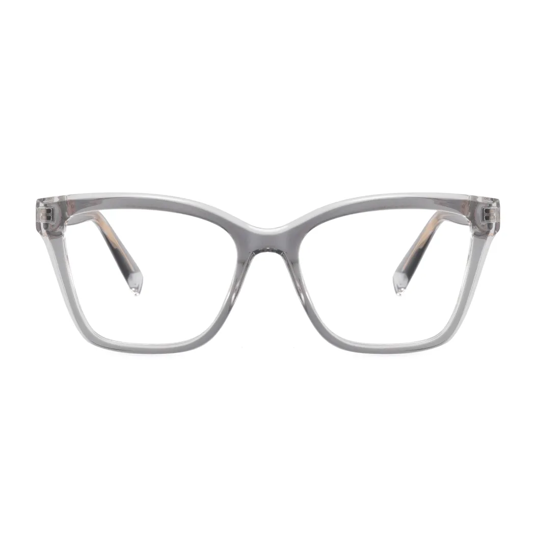 Square Grey Eyeglasses