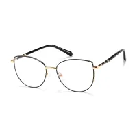 Oval Black Eyeglasses