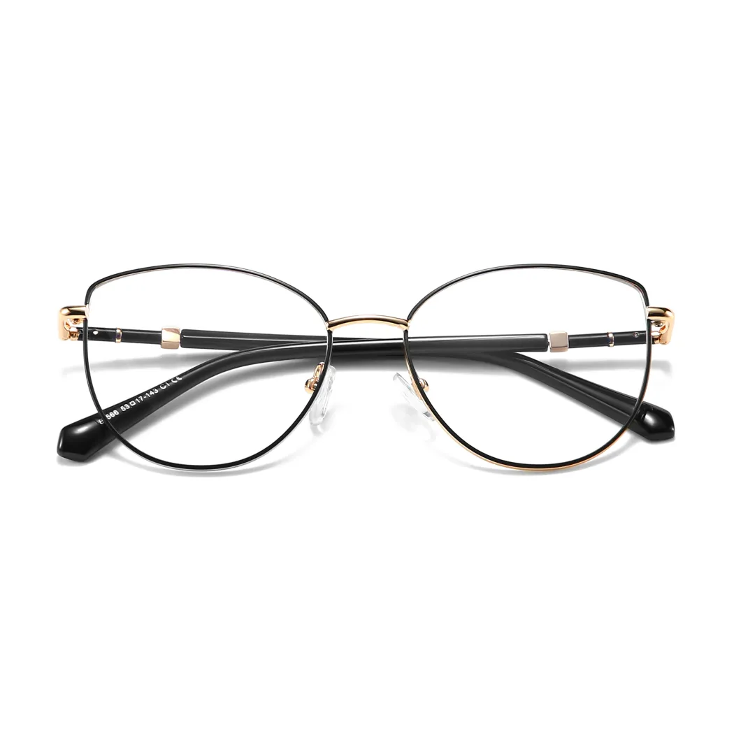 Oval Black Eyeglasses