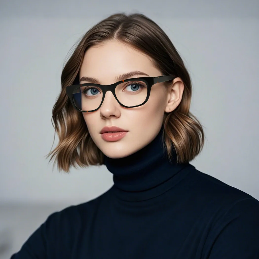 Oval Tortoiseshell Eyeglasses