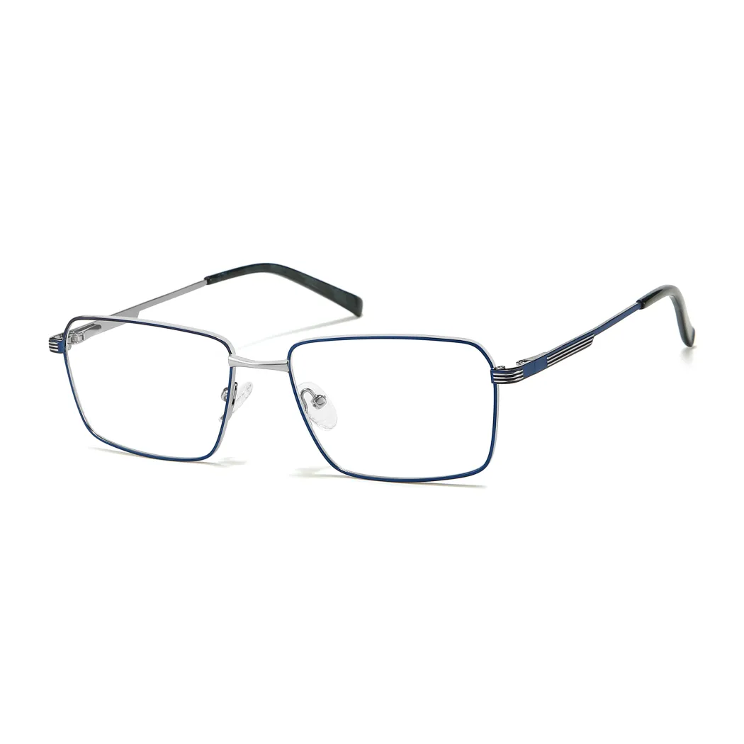 Rectangle Blue Eyeglasses