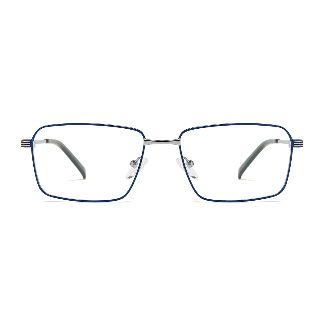 Rectangle Blue Eyeglasses