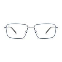 Rectangle Blue Eyeglasses