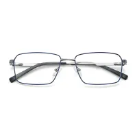 Rectangle Blue Eyeglasses
