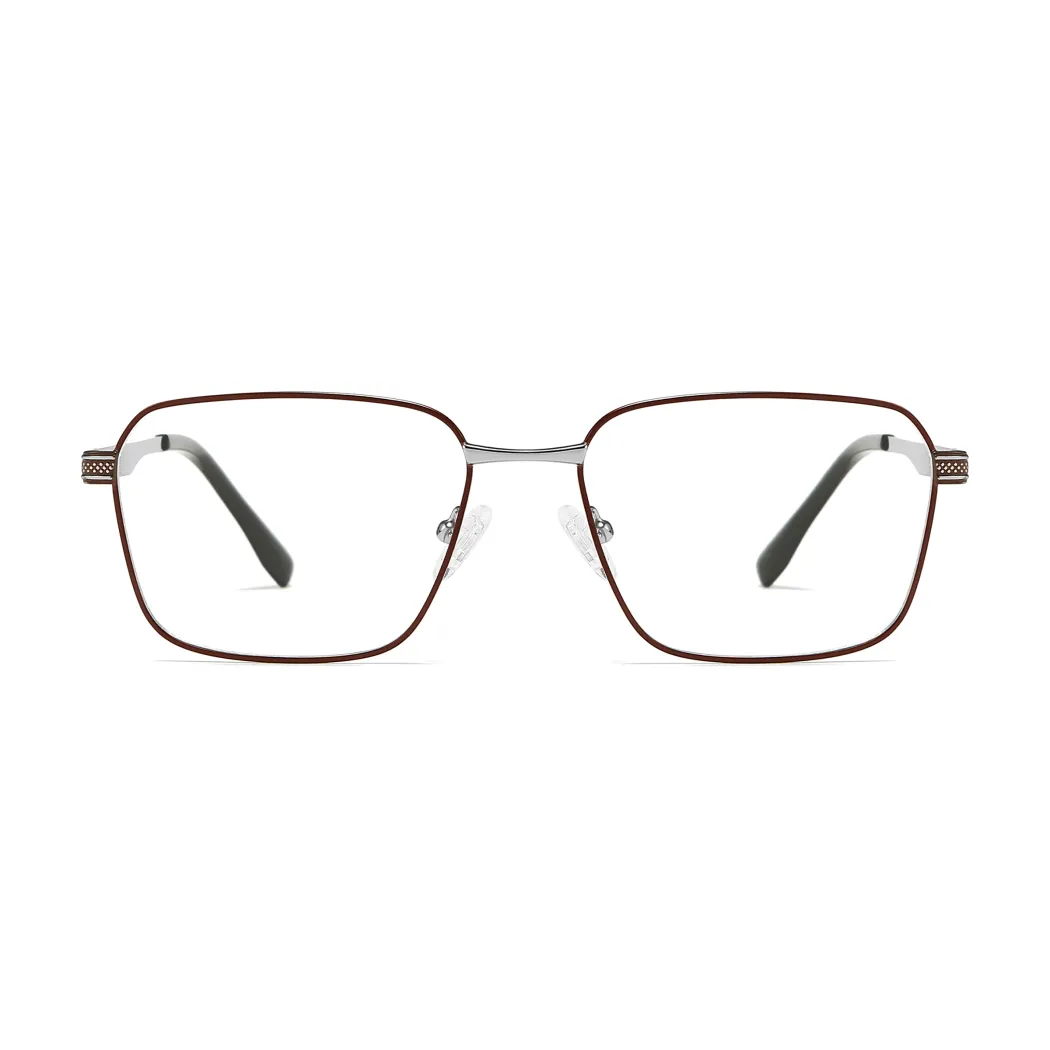 Rectangle Brown Eyeglasses