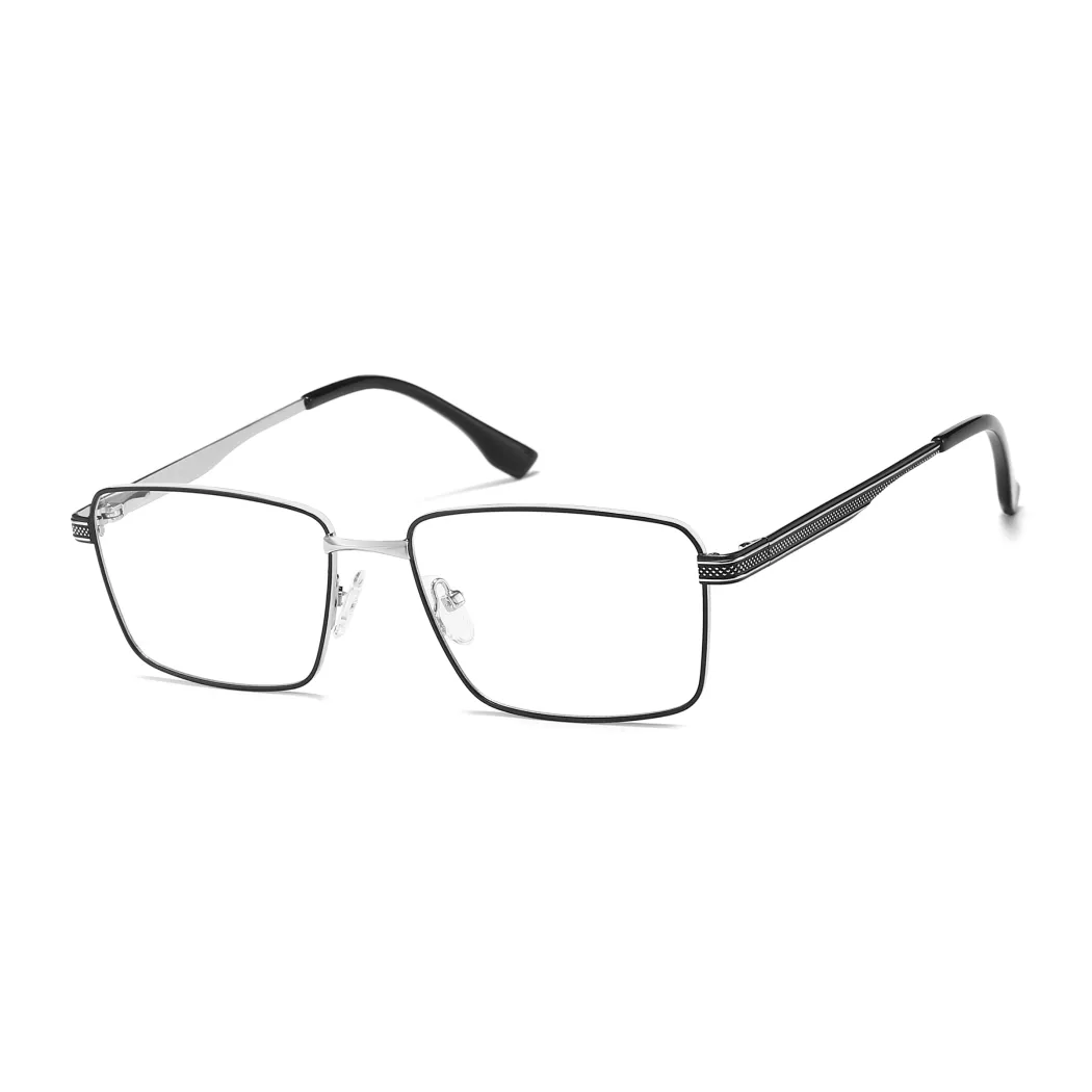 Rectangle Black Silver