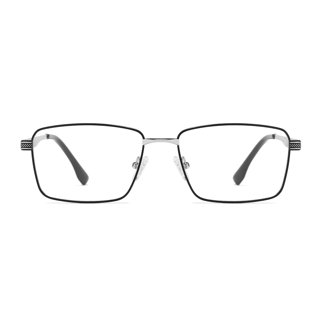 Rectangle Black Silver