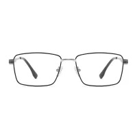 Rectangle Black Silver