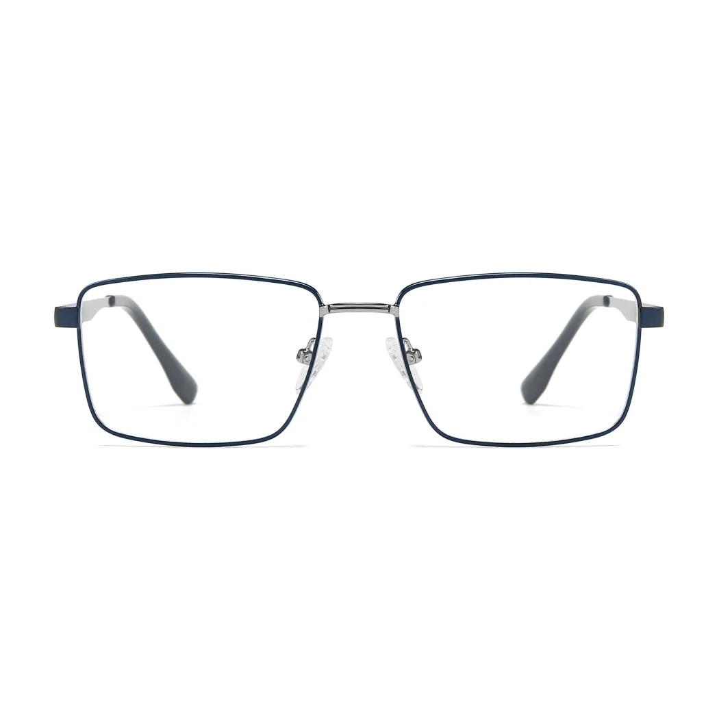 Rectangle Blue Eyeglasses