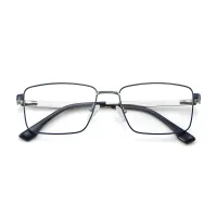 Rectangle Blue Eyeglasses