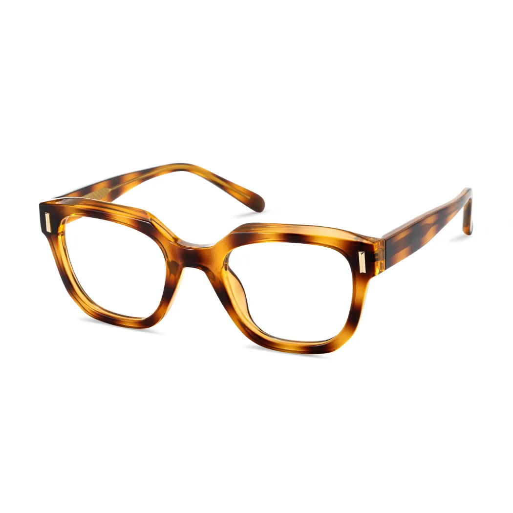 Square Tortoiseshell Eyeglasses