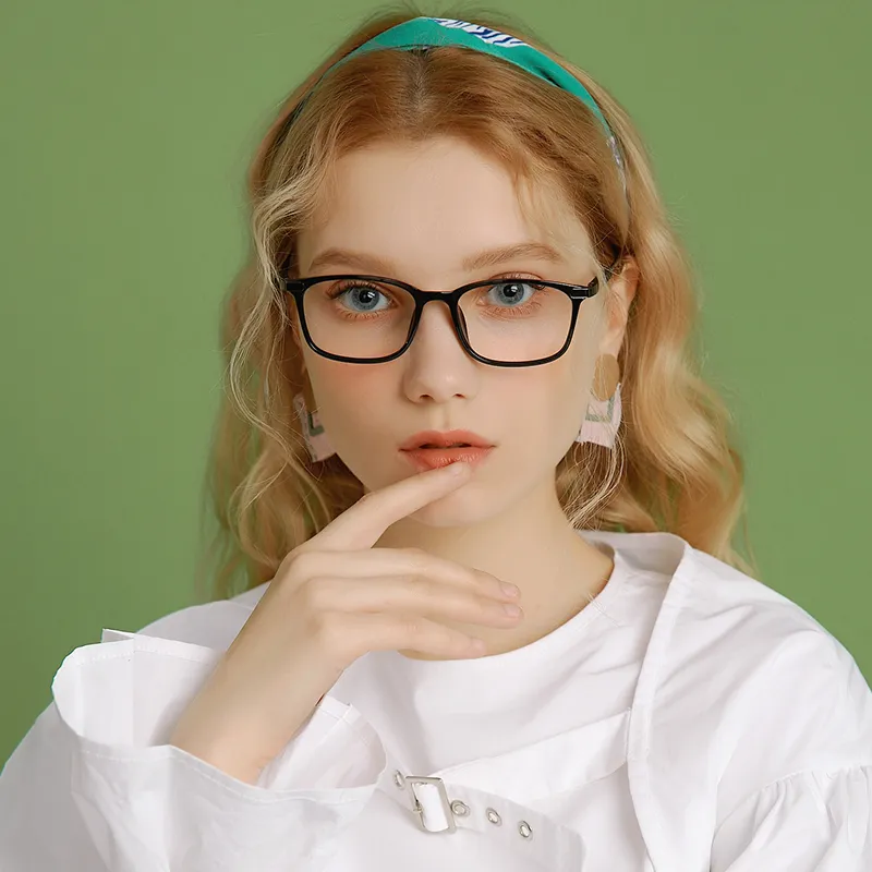 Rectangle Black Eyeglasses