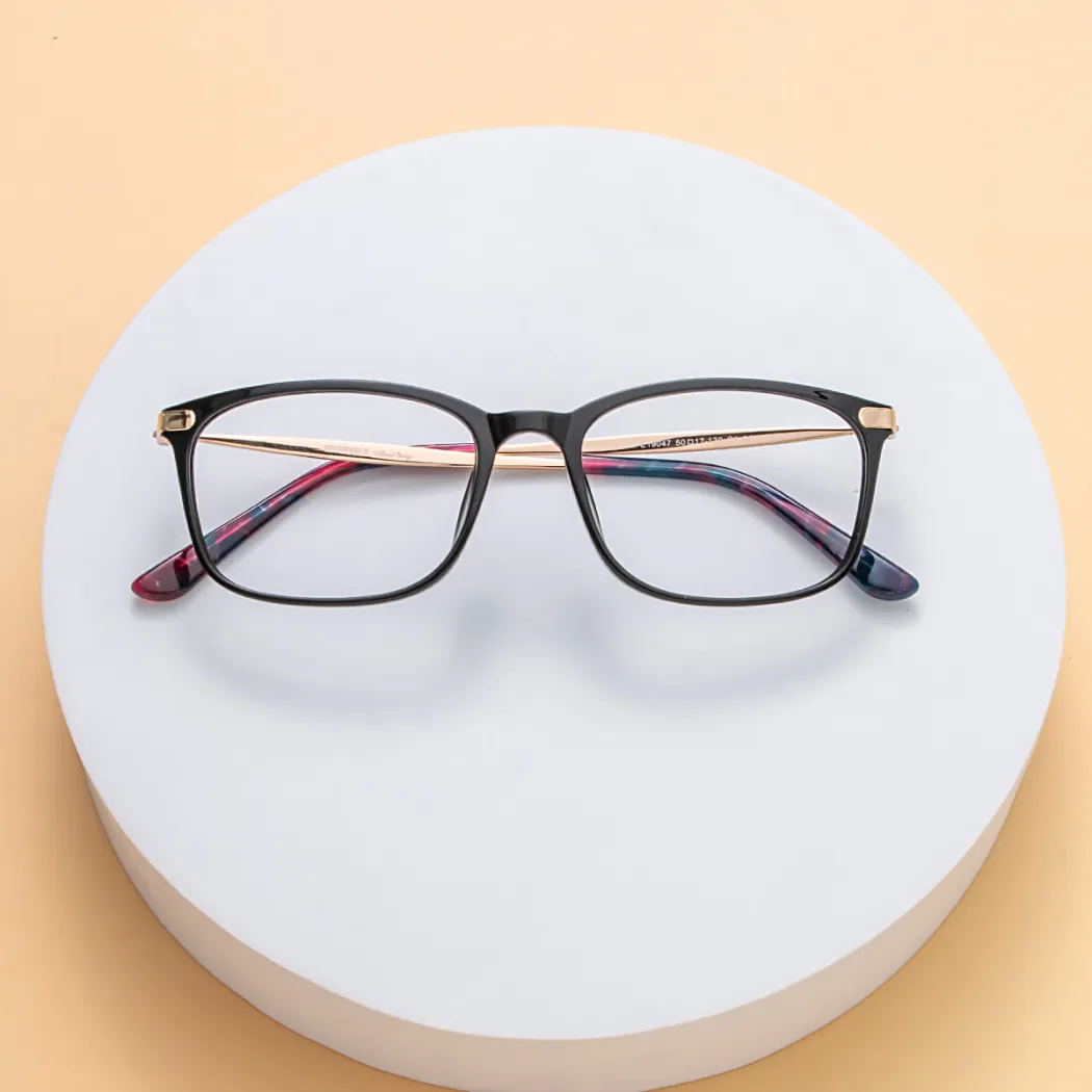 Rectangle Black Eyeglasses