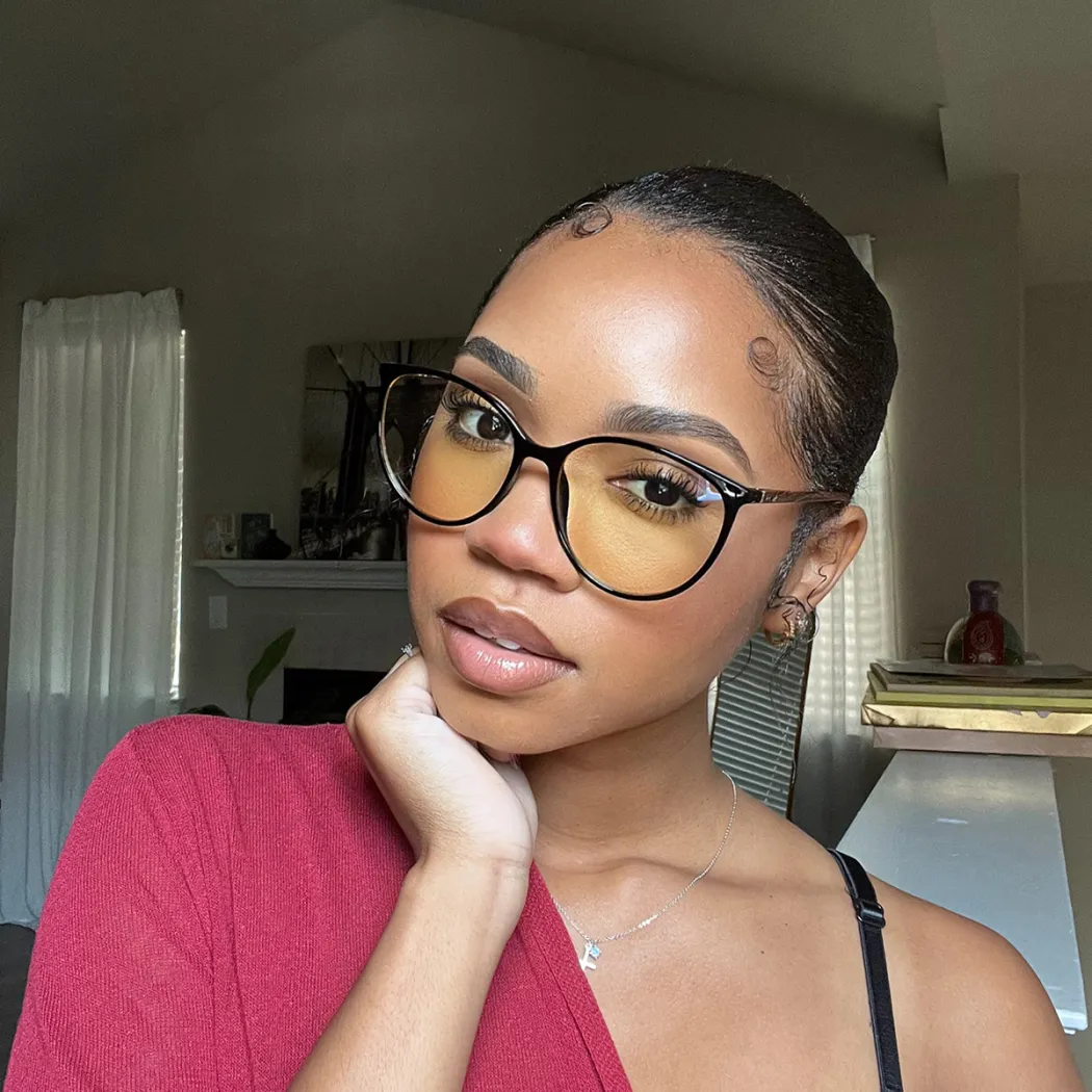 Round Black Eyeglasses