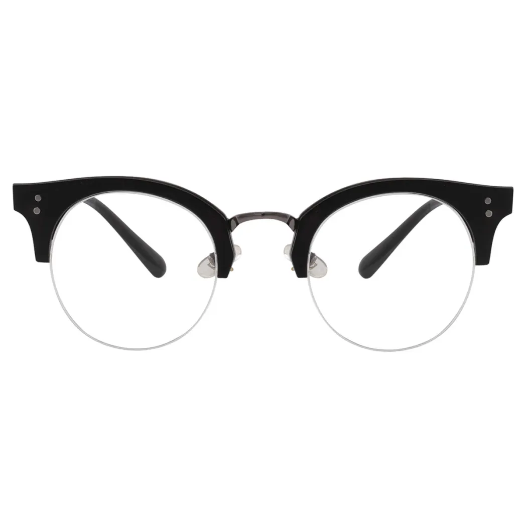 Browline Black Eyeglasses