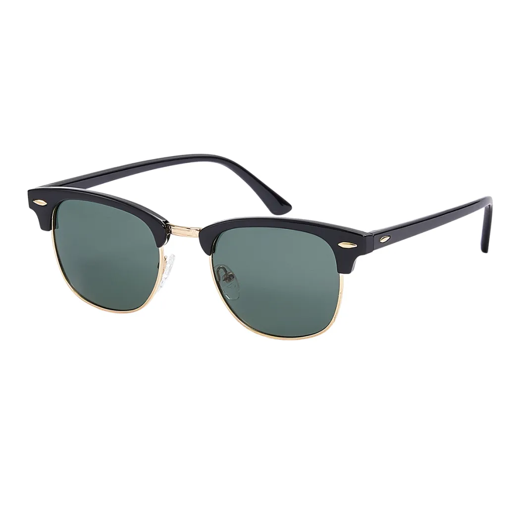 Browline Black Gold Sunglasses