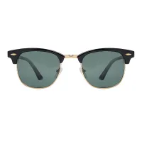 Browline Black Gold Sunglasses