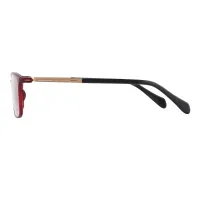Rectangle Red Eyeglasses
