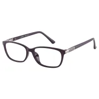 Oval Dark Purple Eyeglasses
