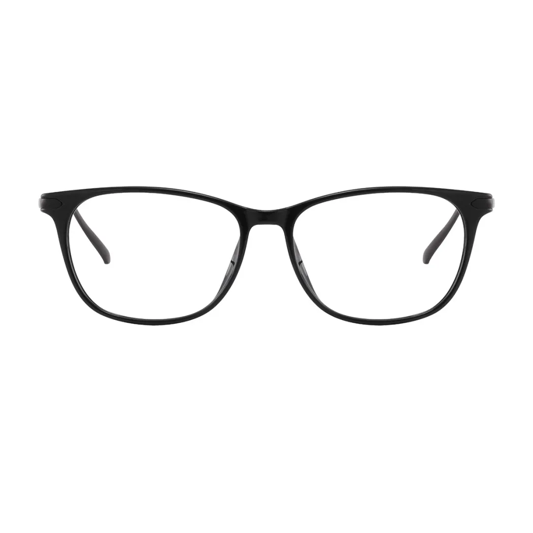 Oval Black Eyeglasses