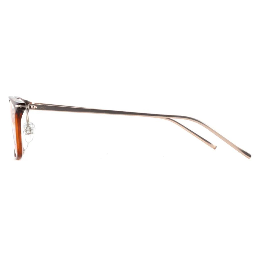 Rectangle Brown Eyeglasses