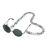 Grey eyeglasses chain