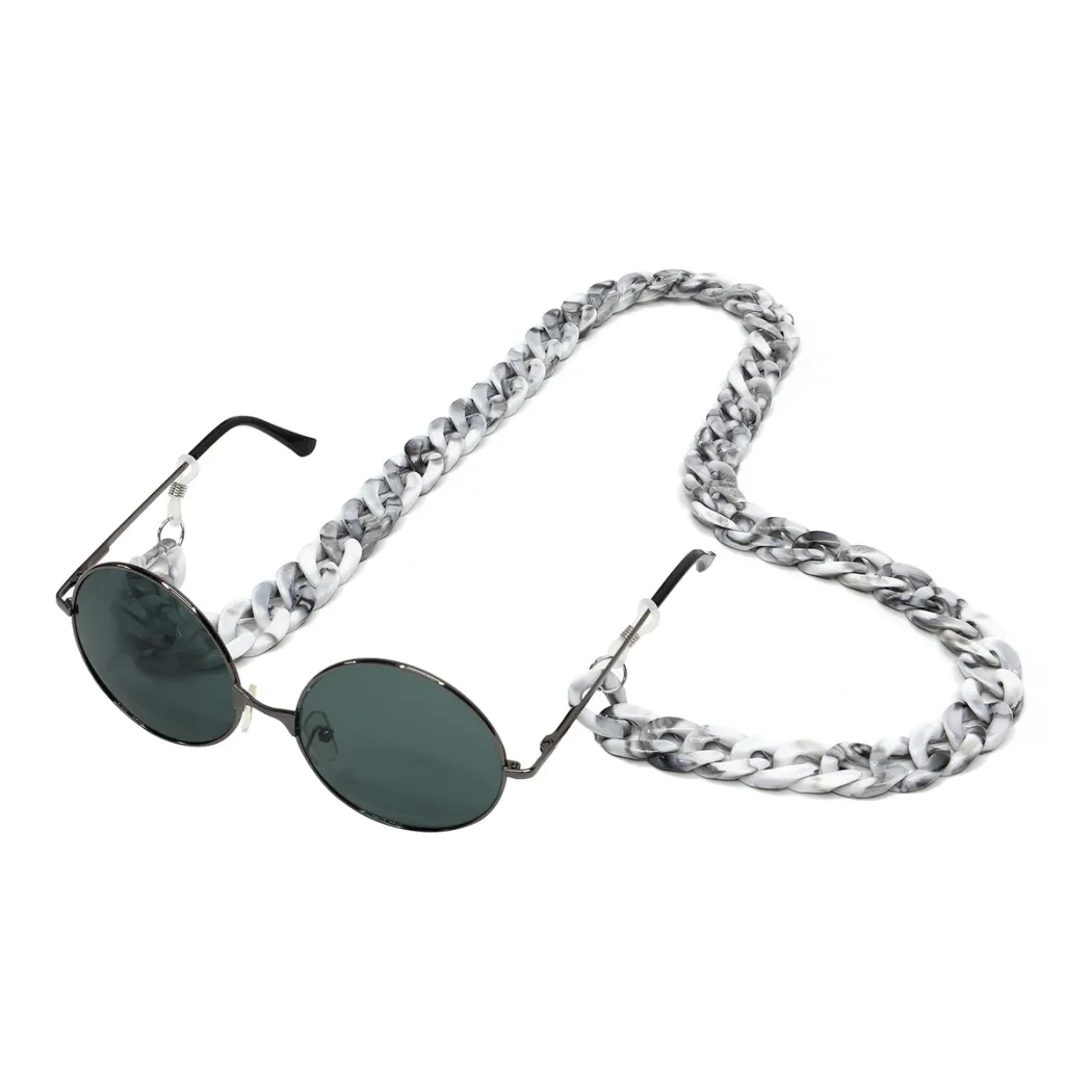 Grey eyeglasses chain
