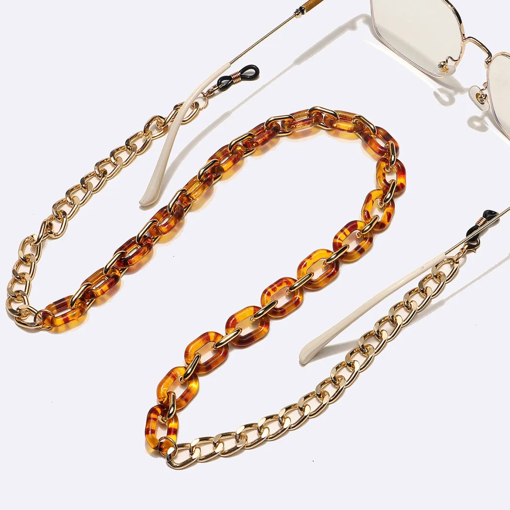 Gold-Tortoiseshell Glasses Chain