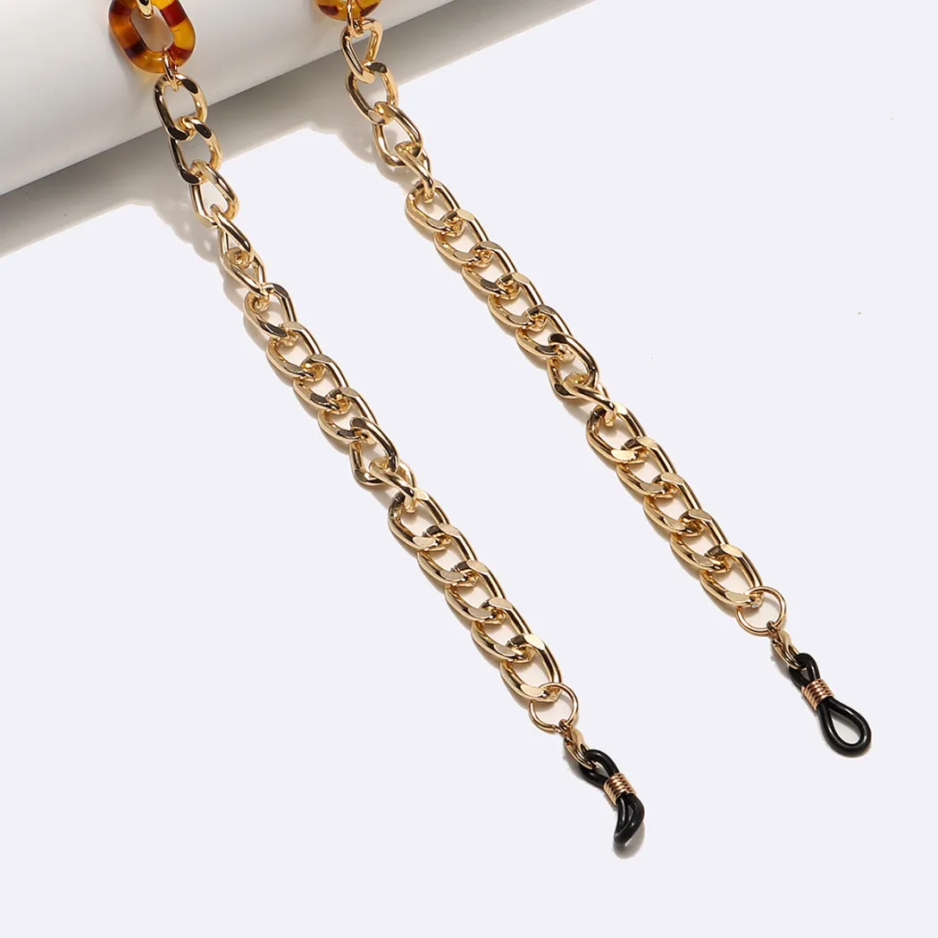 Gold-Tortoiseshell Glasses Chain