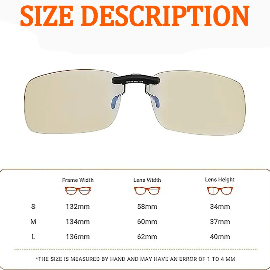  Transparent Yellow Eyeglasses