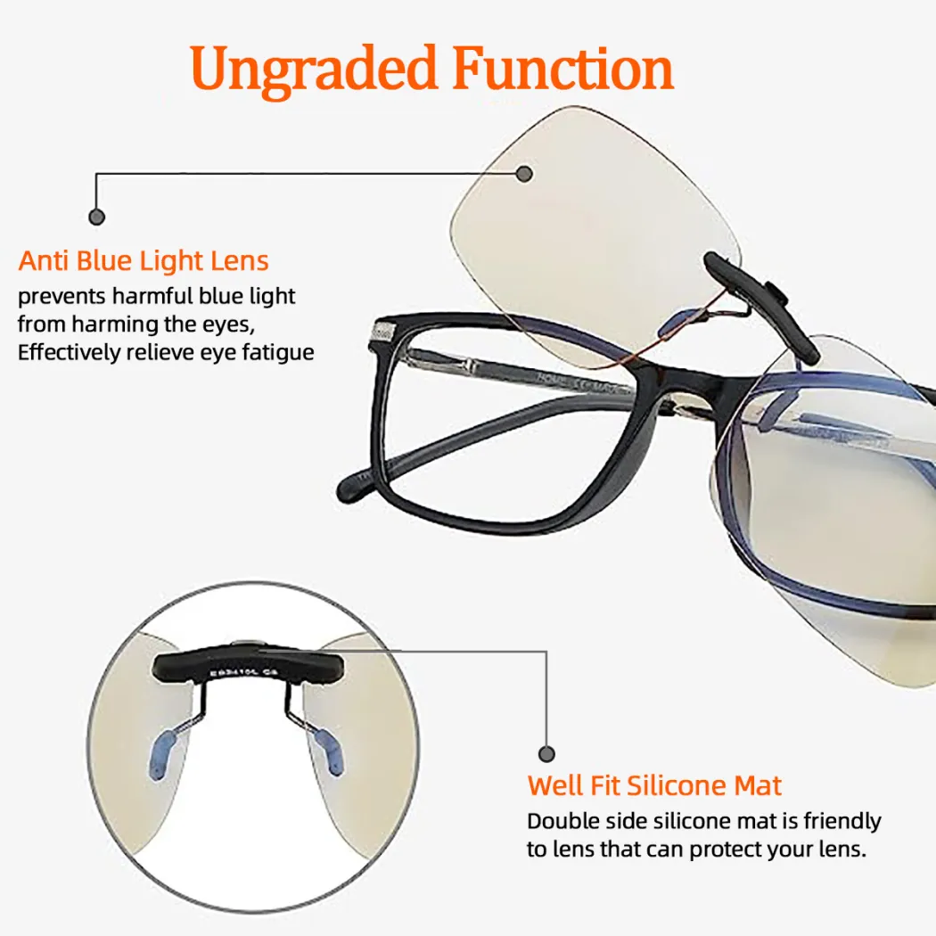  Transparent Yellow Eyeglasses